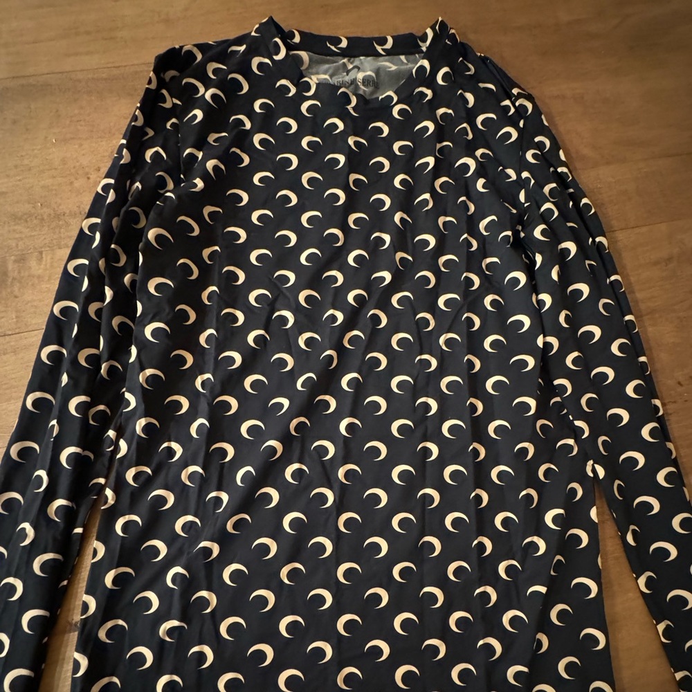 Marine Serre “Regenerated All-Over Moon” Top – Size Small